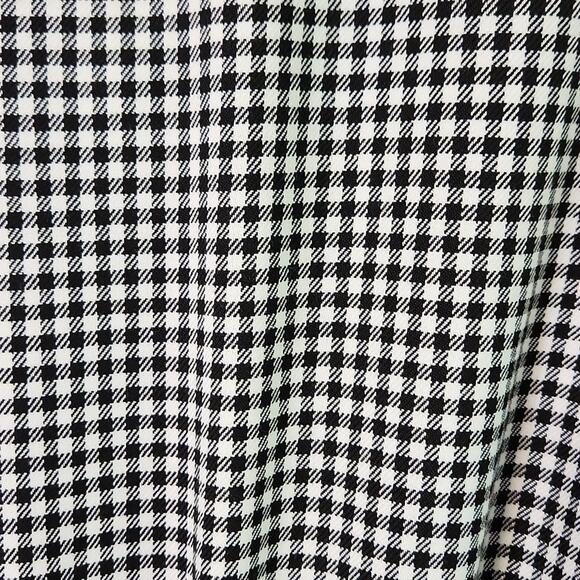 Vintage Danny & Nicole Black & White Gingham Dress Size SM Preppy Money 80s - Picture 4 of 9
